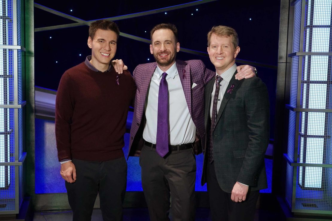James Holzhauer, Brad Rutter and Ken Jennings competed in "Jeopardy! The Greatest of All Time." 