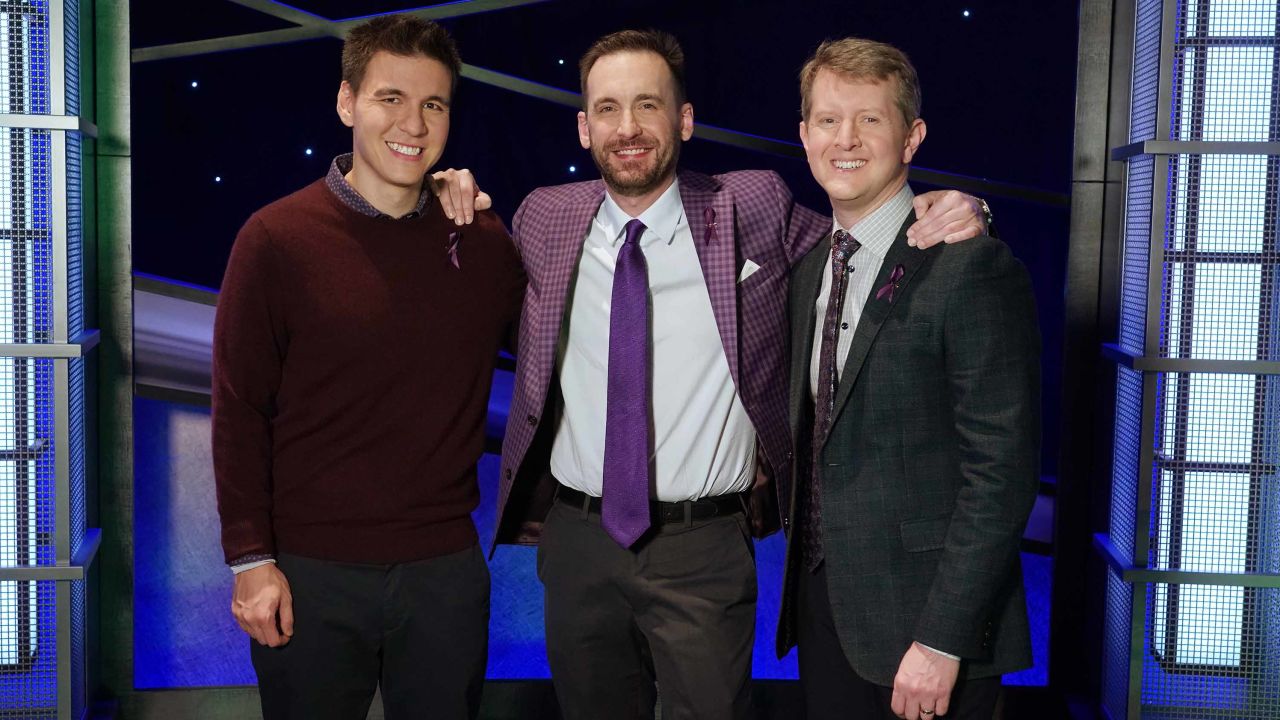 James Holzhauer, Brad Rutter and Ken Jennings competed in "Jeopardy! The Greatest of All Time."