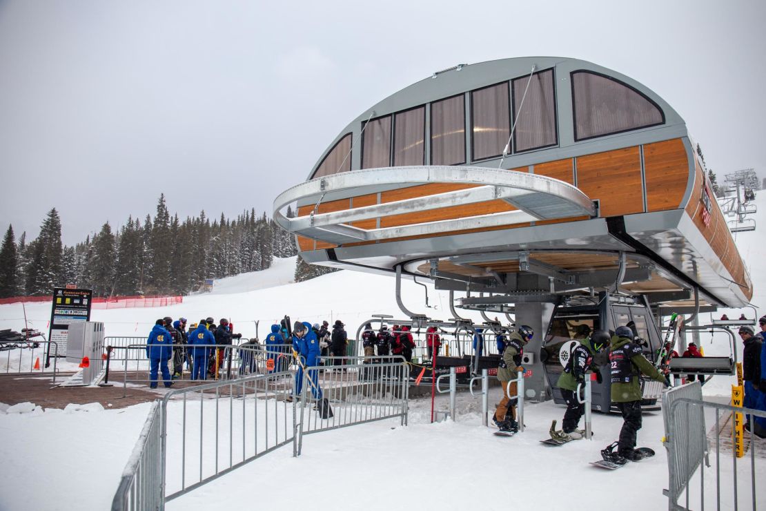 Visitors to Copper Mountain can hop on The American Eagle or they can trek uphill. 
