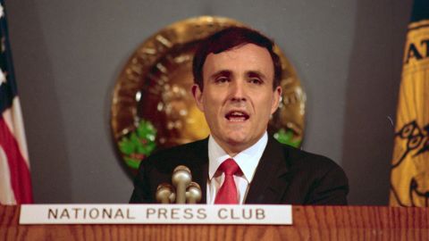 Rudolph Giuliani as United States District Attorney, New York, in 1988.