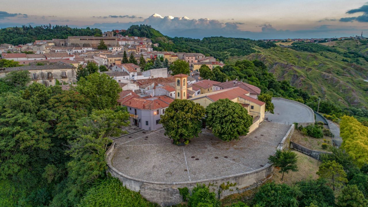 <strong>View point: </strong>The town's belvedere viewpoint offers a bucolic vista over sanctuaries and ruins of Roman villas. The surrounding countryside is filled with Bronze Age caves and catacombs.