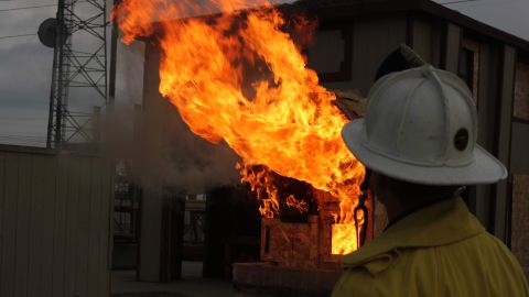 Virtual reality allows fire services to recreate dangerous situations that firefighters would not usually be exposed to in training.