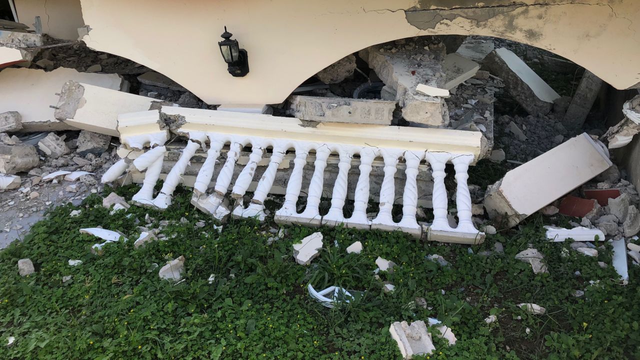A house in Guayanilla collapsed after a 6.4 magnitude earthquake on January 7.