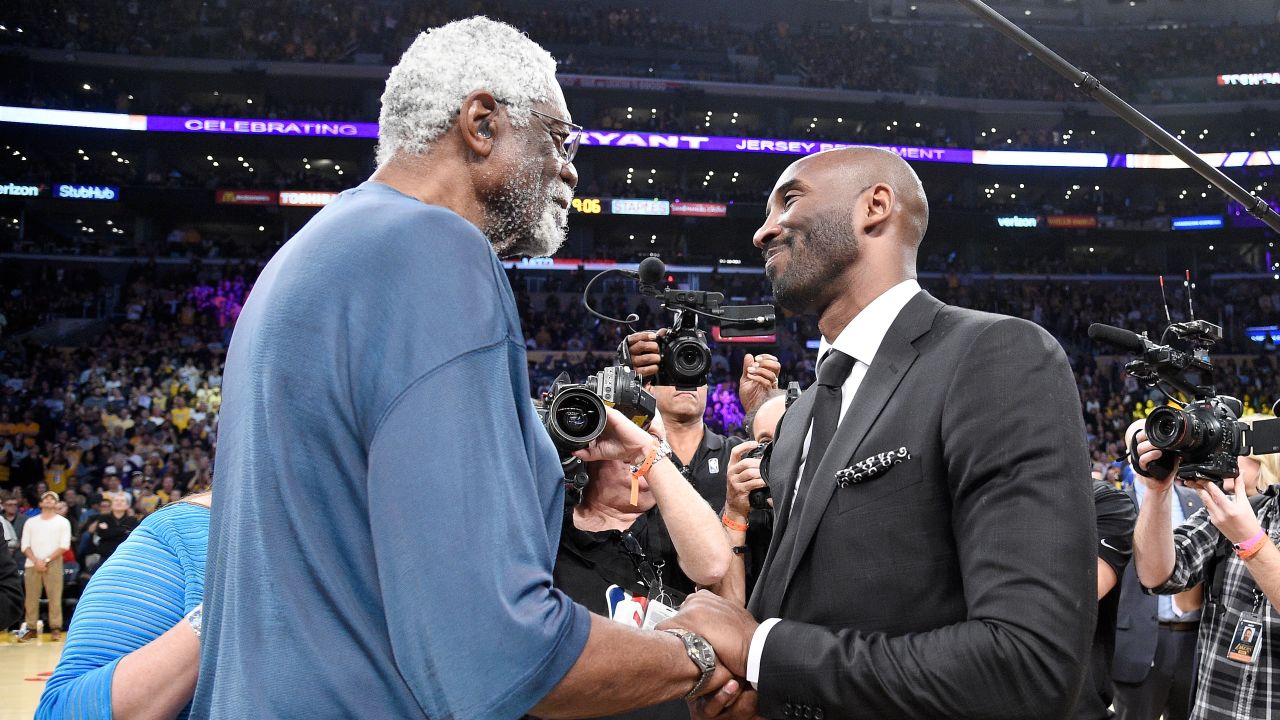 Bryant says he learned how to deal with racism from the example of icons like NBA star Bill Russell.