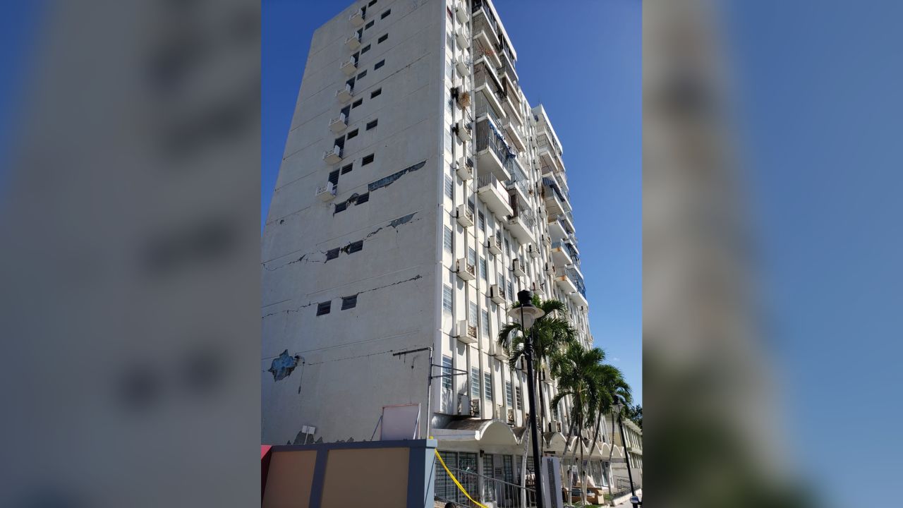 The Ponciana was cleared of residents since an earthquake and aftershocks.
