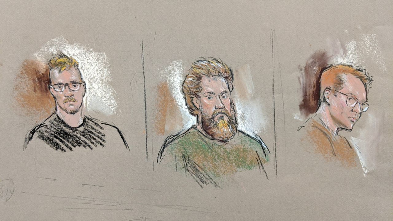 Brian Lemley, Patrik Mathews and William Bilbrough had initial appearances before US Magistrate Judge Charles B. Day in US District Court in Greenbelt, Maryland, on Thursday, January 16.