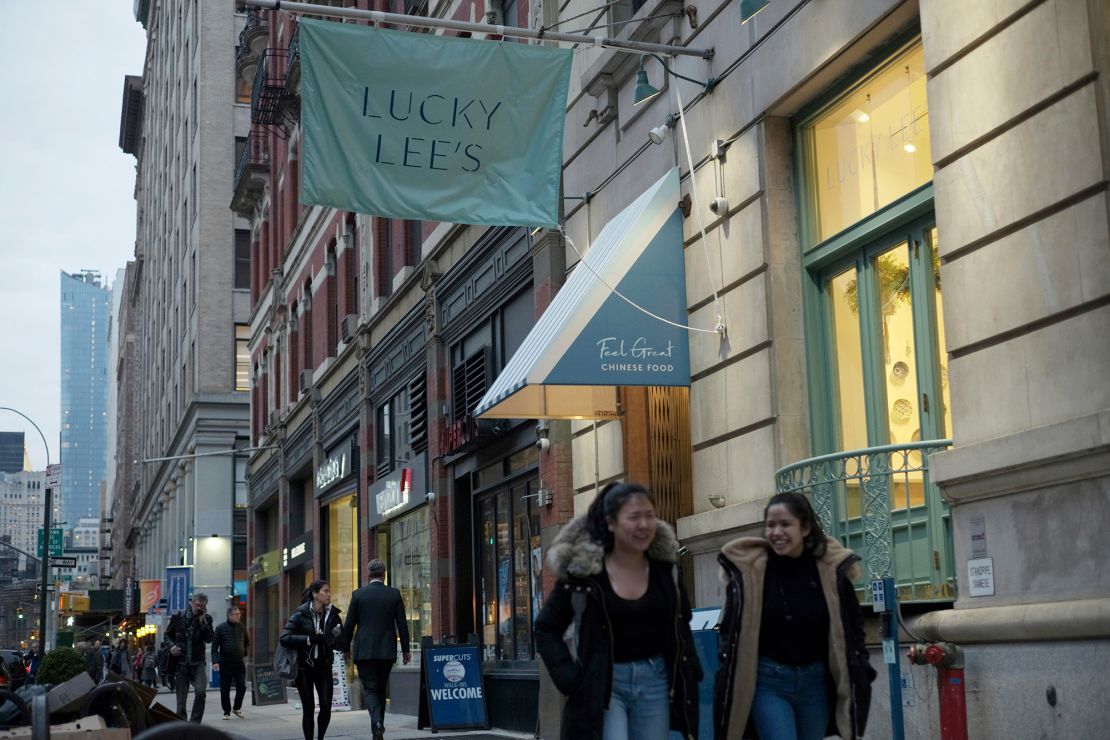 The Lucky Lee's restaurant in New York, on April 11, 2019. 