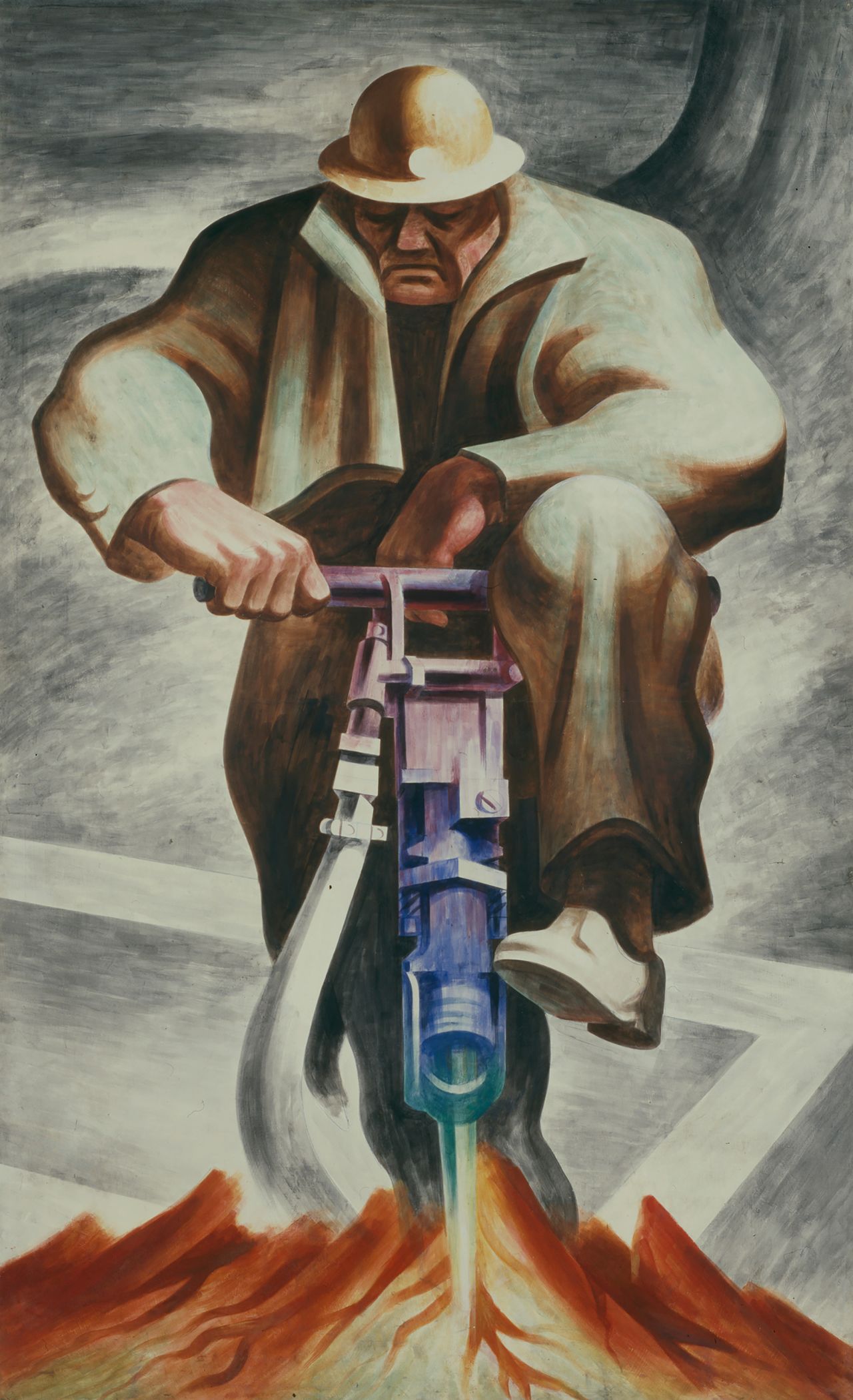 "The Driller" (1937) by Harold Lehman.