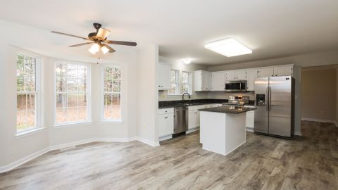 This home in Frederick, Maryland, got $50,000 in renovations, including a new kitchen, before going on the market.