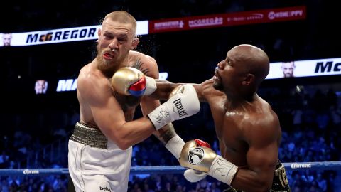 McGregor suffered a 10th-round stoppage by TKO to Mayweather when they met in Las Vegas in 2017