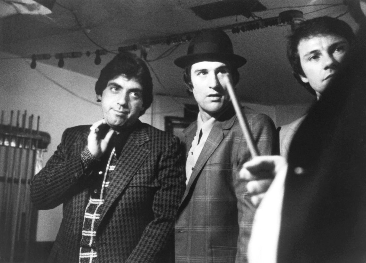 From left, David Proval, De Niro and Harvey Keitel star in 1973's "Mean Streets." It was De Niro's first film with director Martin Scorsese. They've collaborated on eight more films since.