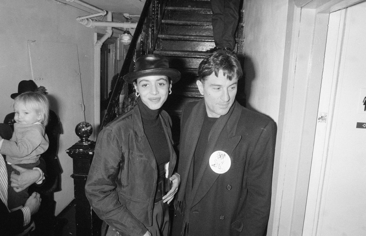 De Niro and his daughter Drena in 1989. Drena is De Niro's adopted daughter from his marriage to Diahnne Abbott. He and Abbott also had a son together before divorcing in 1988.