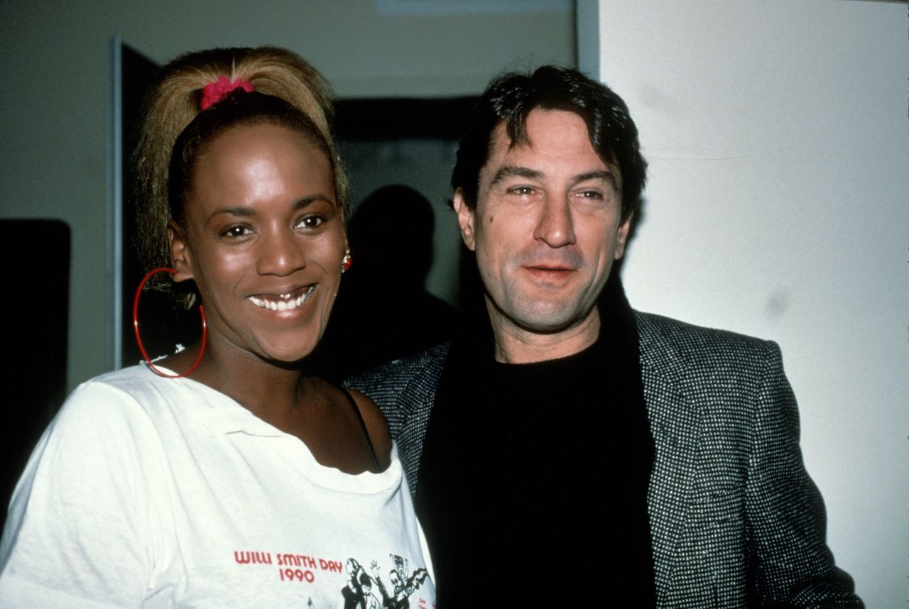De Niro and his girlfriend, model Toukie Smith, in 1990. The two had twin sons together.