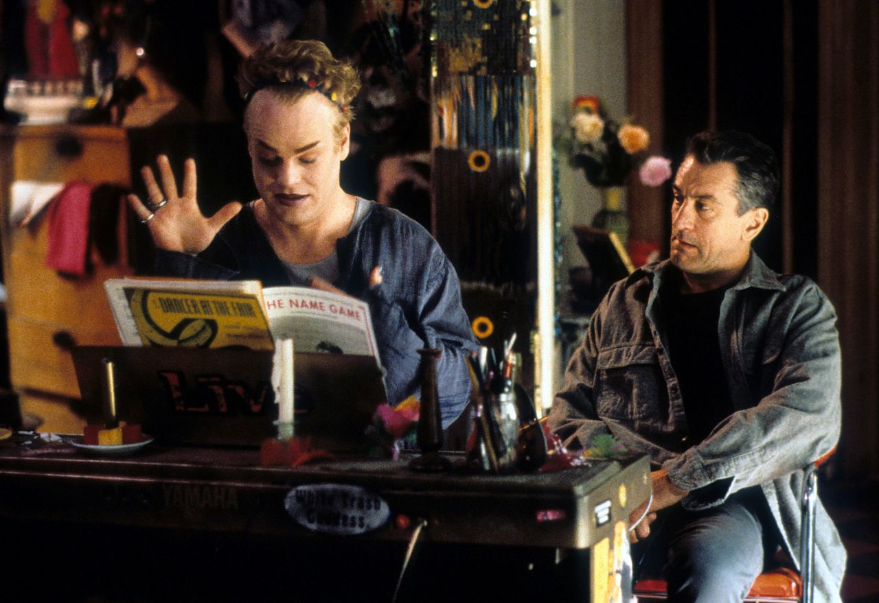 Philip Seymour Hoffman and De Niro act in a scene from 1999's "Flawless."