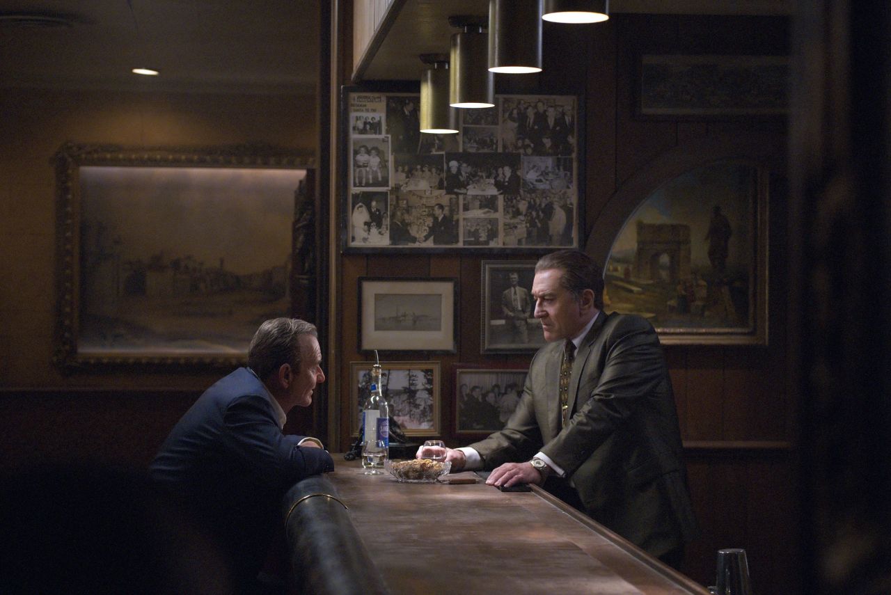 De Niro and Pesci appear in a scene from 2019's "The Irishman." It was De Niro's ninth film with director Martin Scorsese.