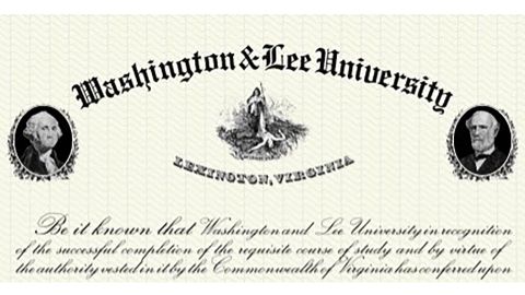 A group of Washington and Lee University students want the option to receive a diplomas without the portraits of Washingon and Lee.