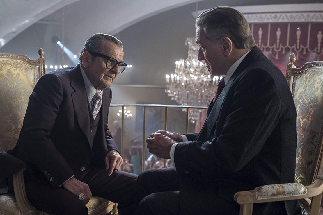 Joe Pesci and Robert De Niro in director Martin Scorsese's last film, "The Irishman," which also ran 3 1/2 hours.