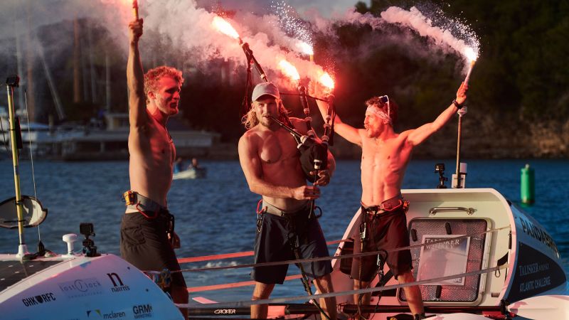 Scottish brothers smash world records rowing across Atlantic CNN