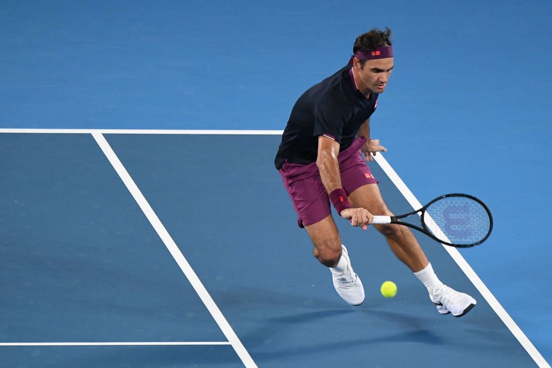 Roger Federer saw off Steve Johnson in the opening round of the Australian Open. 