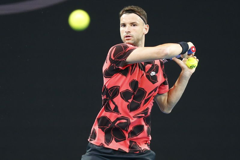 Grigor Dimitrov turns heads with bold tracksuit choice at the