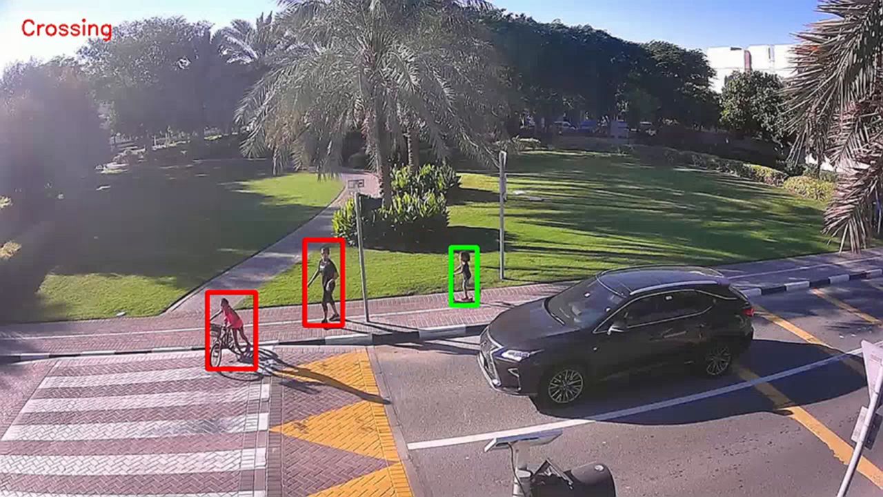 The company's system uses sensors and artificial intelligence to anticipate hazards such as jaywalkers and drivers on dangerous trajectories. 