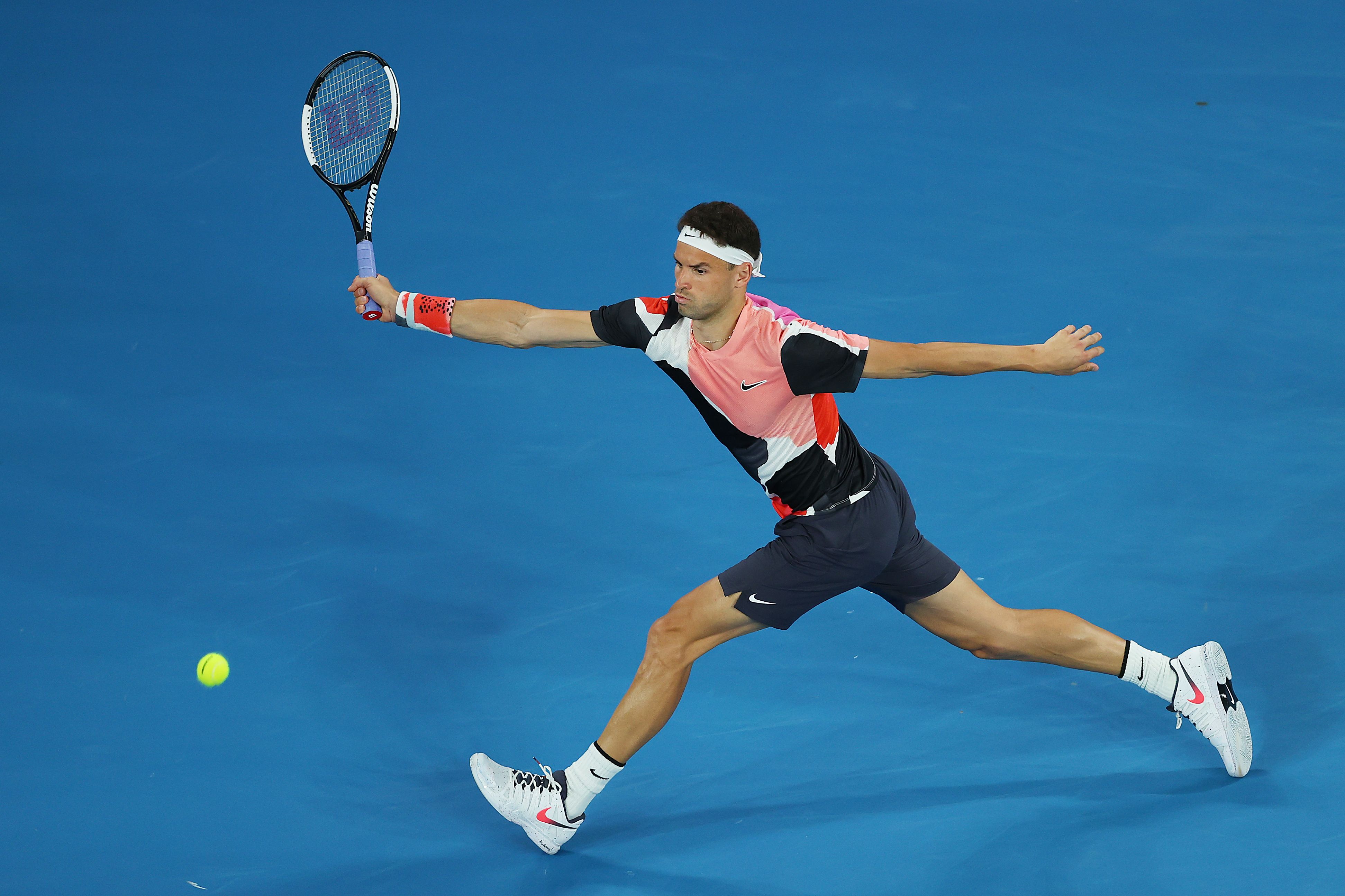 Grigor Dimitrov turns heads with bold Australian Open |