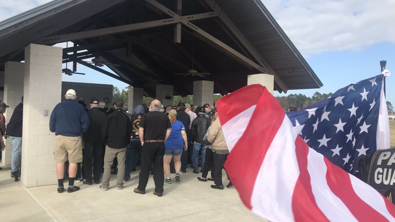 Dozens attended Meade's January 17 service.