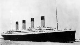 Photograph of the RMS Titanic a British passenger liner that sank in the North Atlantic Ocean in the early morning of 15 April 1912 after colliding with an iceberg during her maiden voyage from Southampton, UK, to New York City, US. (Photo by: Universal History Archive/Universal Images Group via Getty Images)