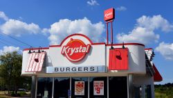 Krystal fast food restaurant in Brookhaven, Mississippi, September 25, 2019.