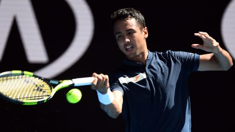 Hugo Dellien was the first Bolivian to ever play at the Australian Open
