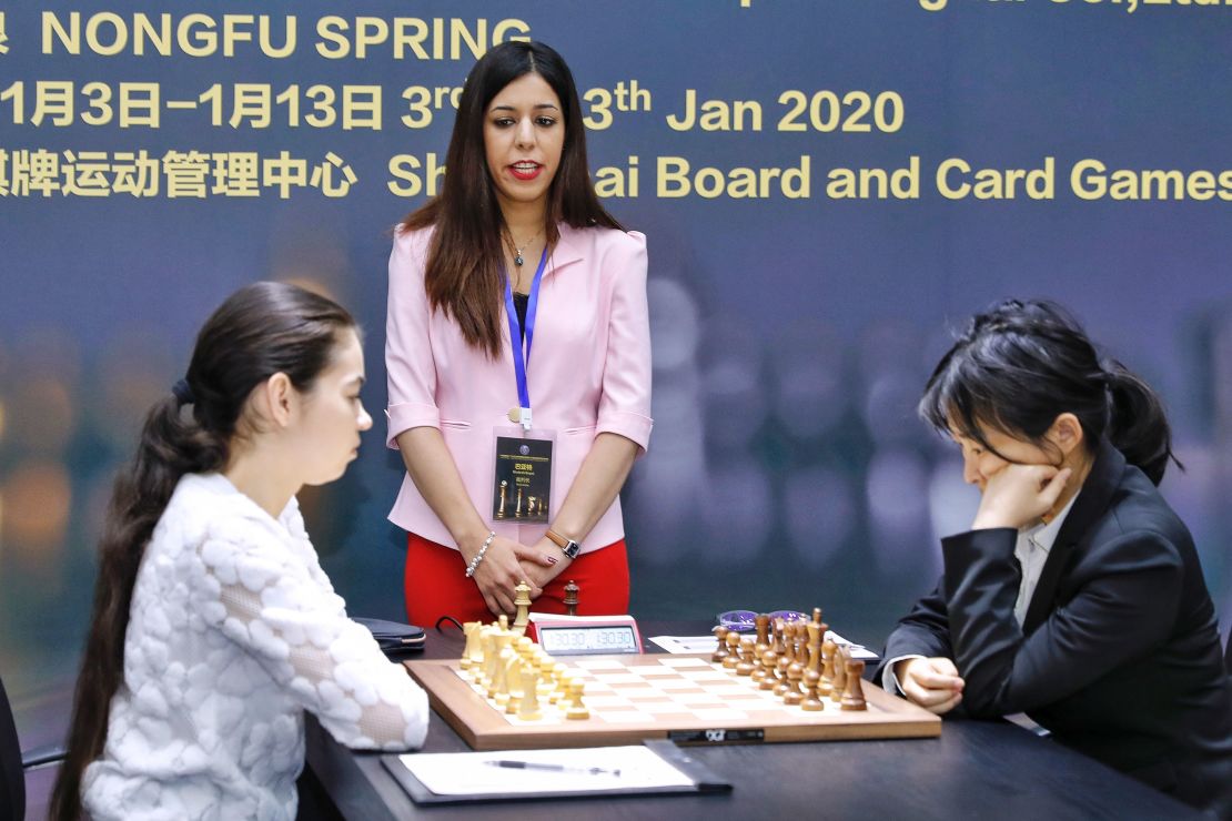 Shohreh Bayat was the chief arbiter at the Women's World Chess Championship in 2020.