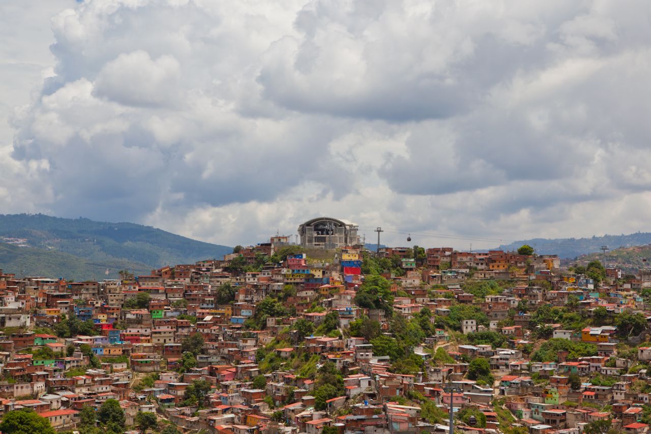 Slums in Medellin, Colombia 
