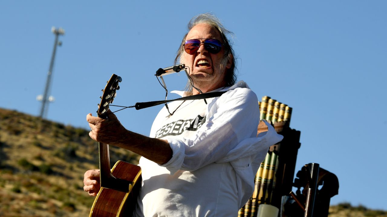 Neil Young has drawn attention to environmental issues and climate change activism for most of his career spanning five decades, and in 2004 went on tour with 15 vehicles powered by fuel made partially from vegetable and soybean oil.