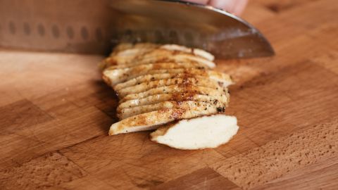 Cell-based chicken made by Memphis Meats.