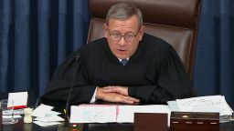 Supreme Court Chief Justice John Roberts admonished the House impeachment managers and President Donald Trump's legal team after a feisty exchange in the early morning hours.
