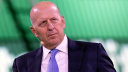 FILE - In this Sept. 25, 2019, file photo David Solomon, Chairman and CEO of Goldman Sachs, speaks at the Bloomberg Global Business Forum in New York. Goldman Sachs reports financial results Wednesday, Jan. 15, 2020. (AP Photo/Mark Lennihan, File)