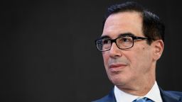 US Treasury Secretary Steven Mnuchin attends a session at the Congress center during the World Economic Forum (WEF) annual meeting in Davos, on January 21, 2020.