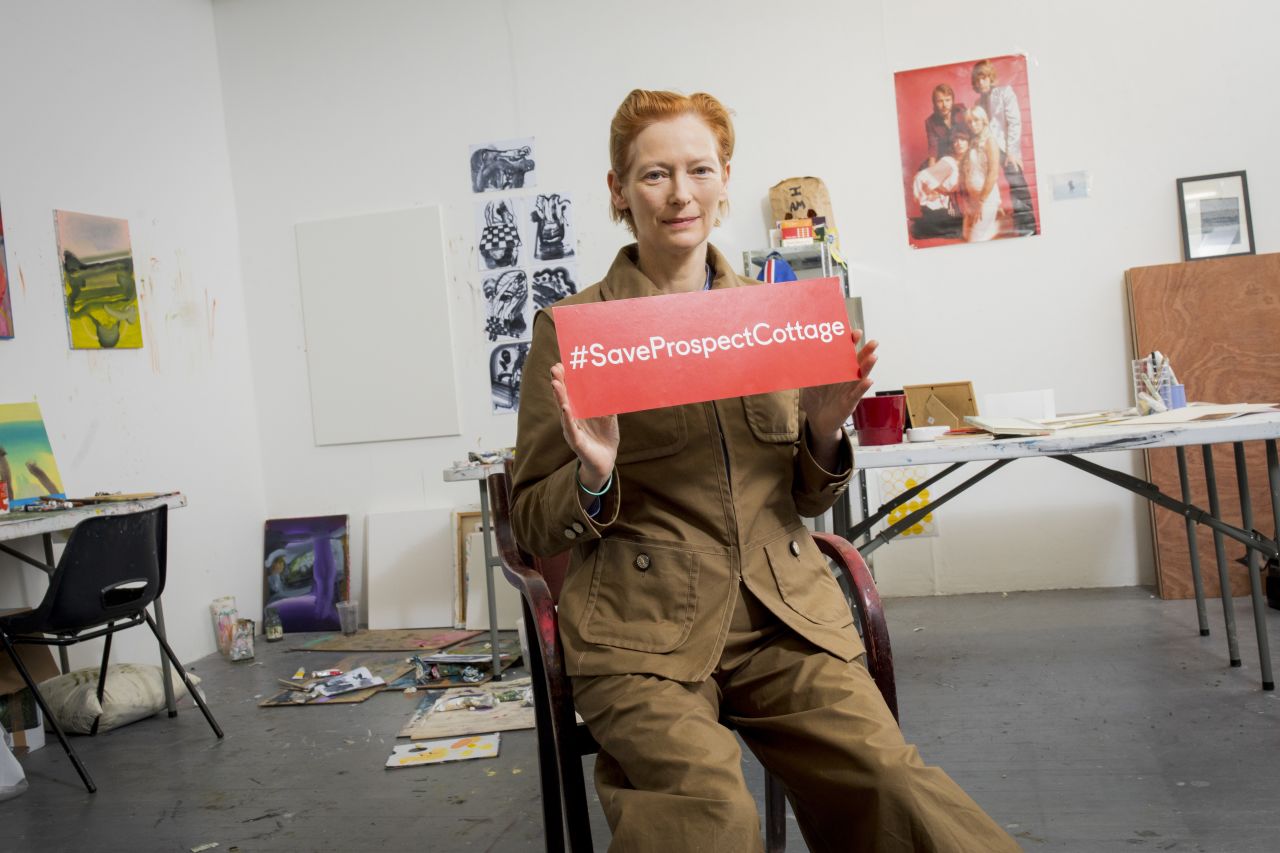 Tilda Swinton launched the campaign in London.