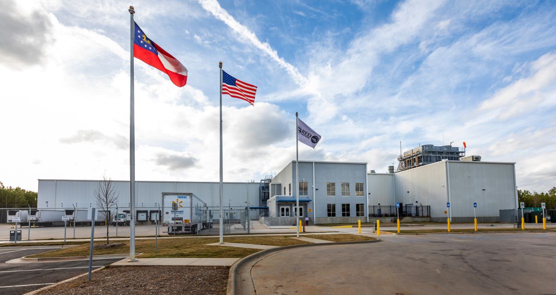 Walmart's new meatpacking plant in Thomasville, Georgia, 20 miles from the Florida border and a little bigger than the size of a supercenter. 