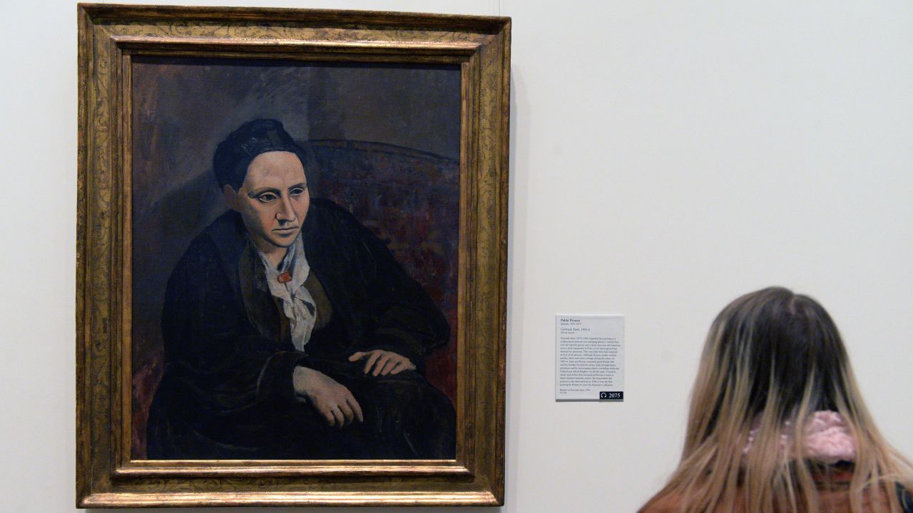 "Gertrude Stein" is in the permanent collection of the Met. Stein's interest in Picasso's work was a turning point in his career.