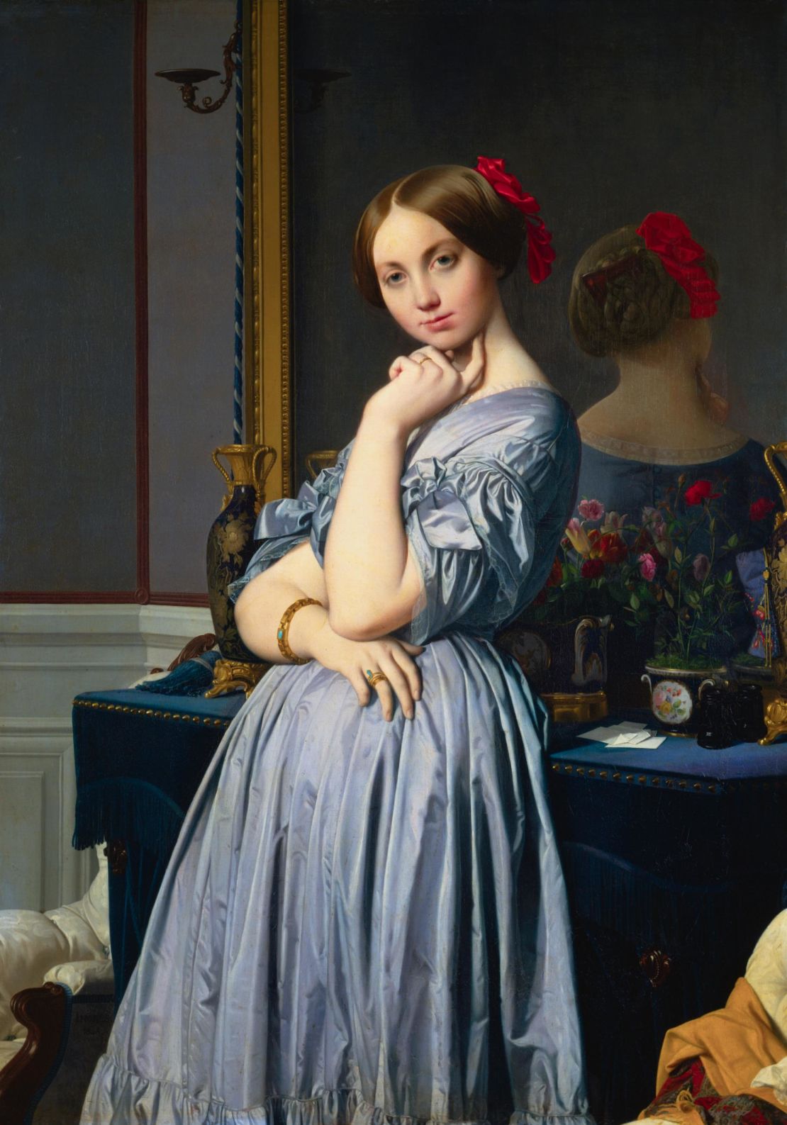 "Portrait of Comtesse d'Haussonville," by Jean-Auguste-Dominique Ingres.