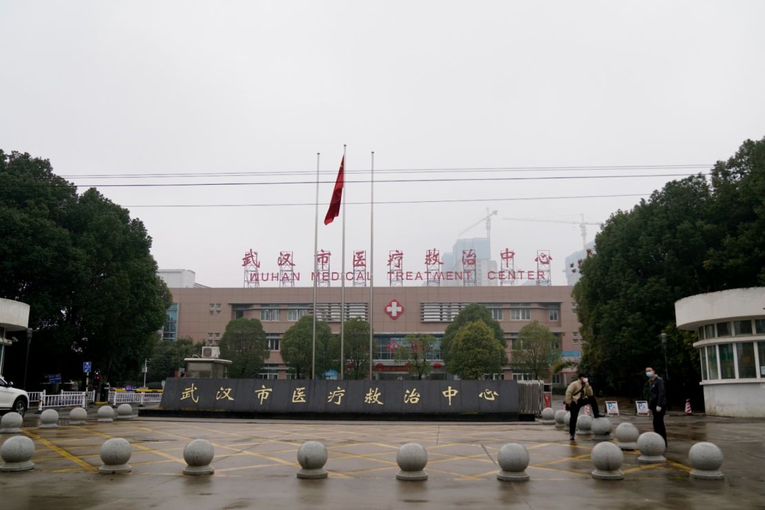 A hospital in Wuhan, where China's coronavirus outbreak first emerged.