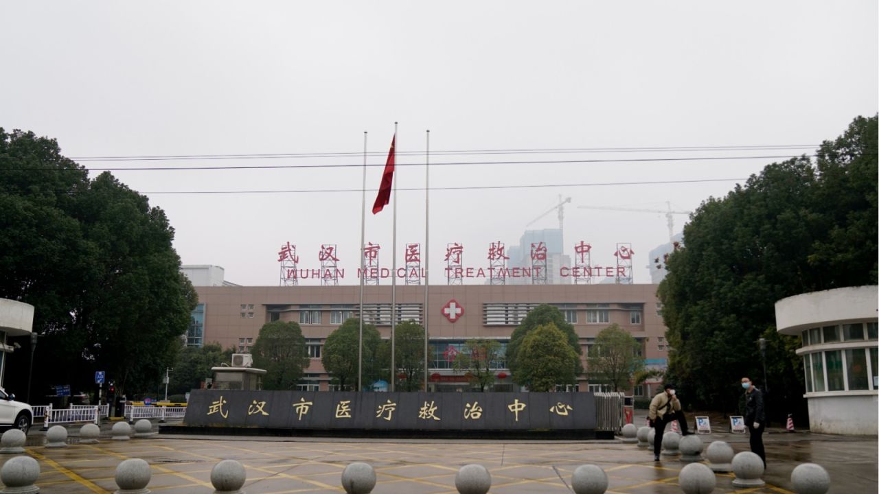 A hospital in Wuhan, where China's coronavirus outbreak first emerged.