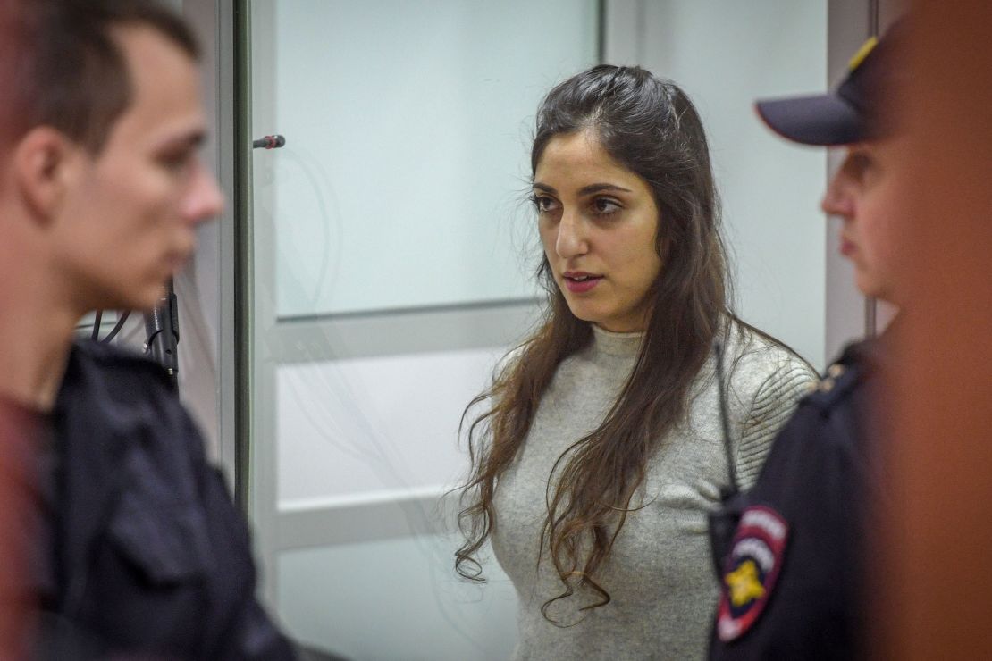 Israeli-American Naama Issachar was arrested for drug smuggling in April. 