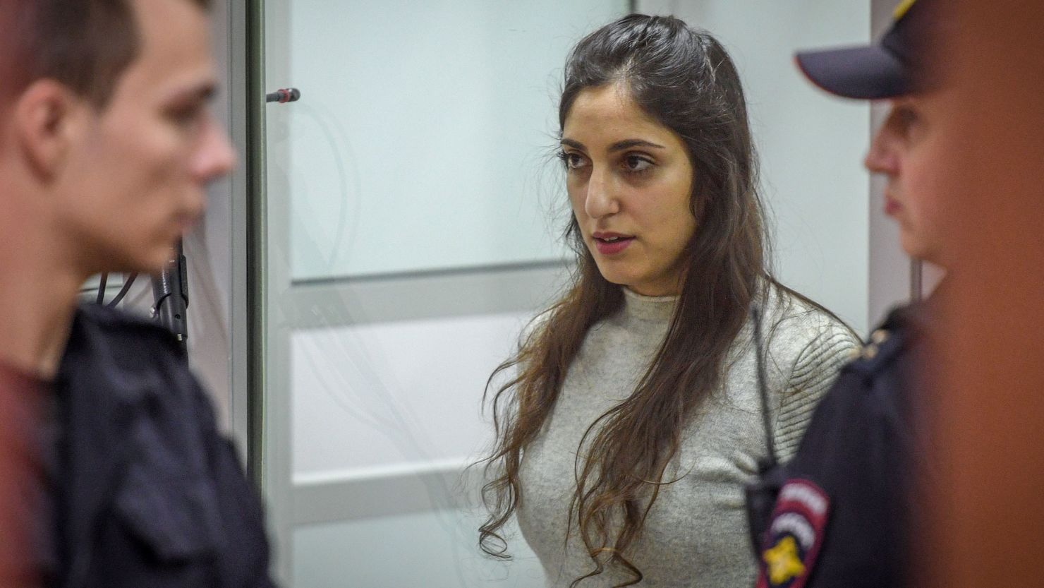 Naama Issachar attends an appeal hearing in Moscow in December. 