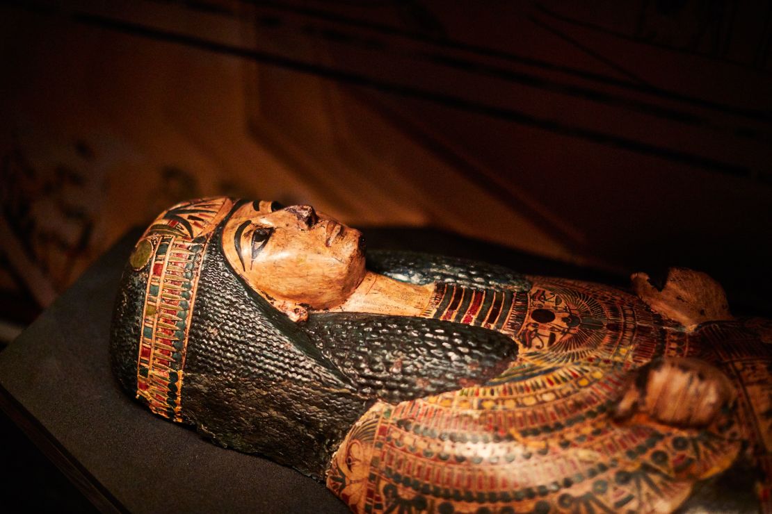 The mummy of Nesyamun is on display at Leeds City Museum. 