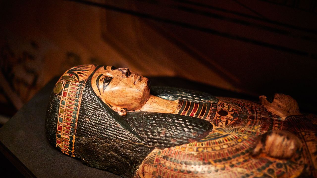 The mummy of Nesyamun is on display at Leeds City Museum. 