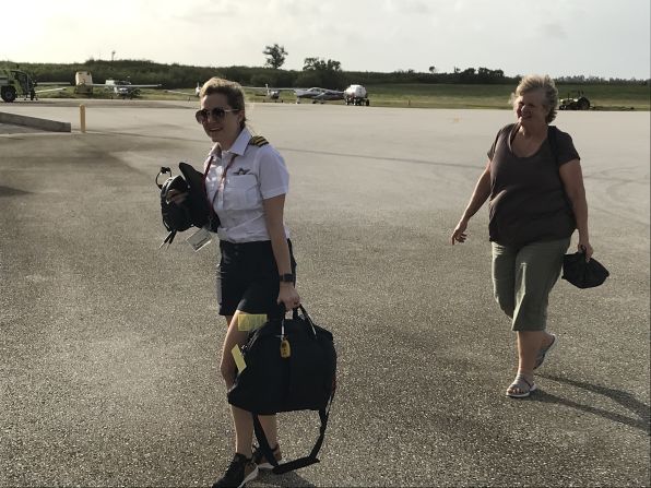 <strong>New on the job:</strong> Star Marianas Air pilot Dallas Brissett arrives in Tinian as she prepares to begin work for the airline. 