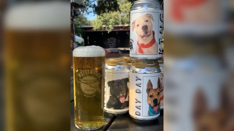 Adoptable Dog Cruiser Kölsch cans feature dogs up for adoption at a Florida shelter.