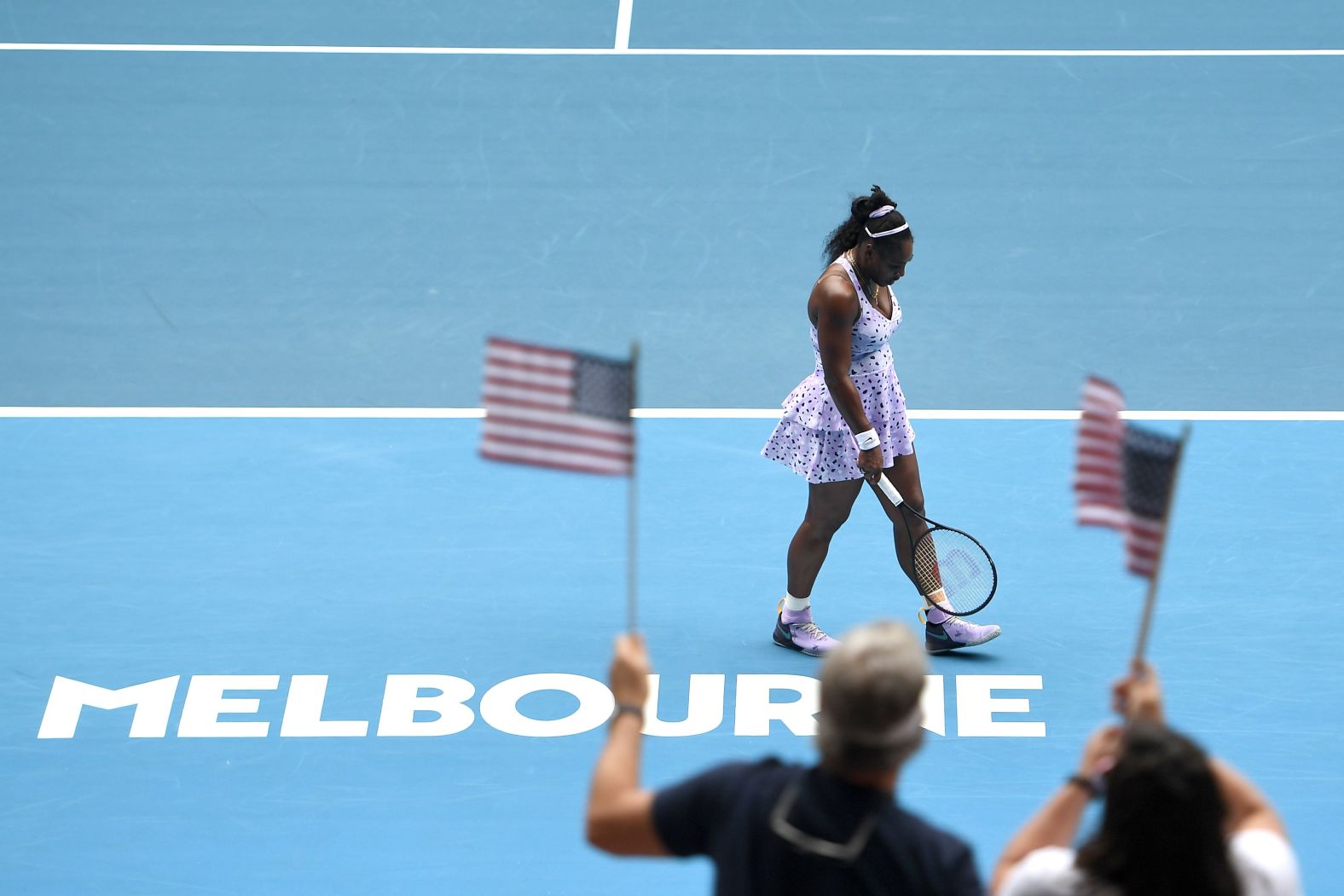 Williams' loss marks the first time she has failed to advance past the third round at Melbourne Park since 2006.